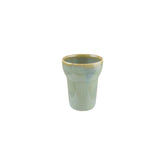 Bonna China Sage dia.3.75" h:4.75" 12 oz. Round Green Porcelain Mug (Set of 4)